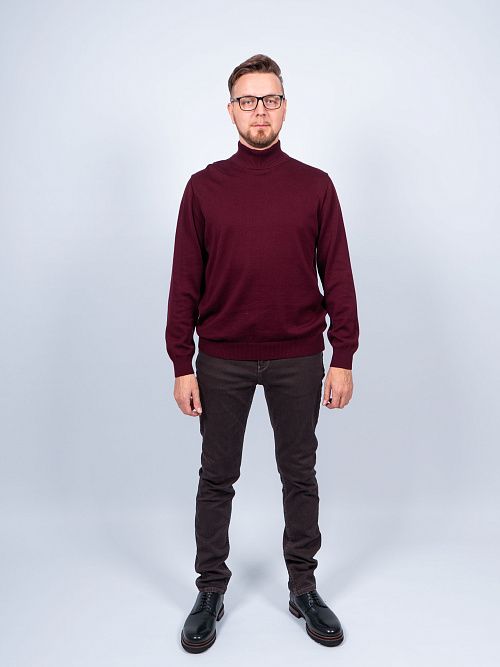 805-2370.M548.Y006.L.C0501 Джинсы мужские коричневый LUXOR 