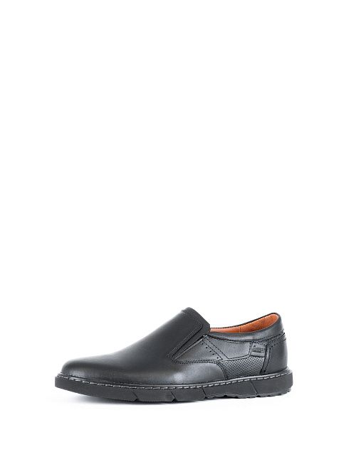 8224-1 black Полуботинки мужские натуральная кожа черный Shach 