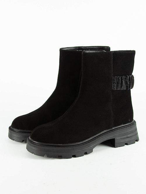 LCW23-BWLM3-026A(L) Ботинки женские черный Covani 