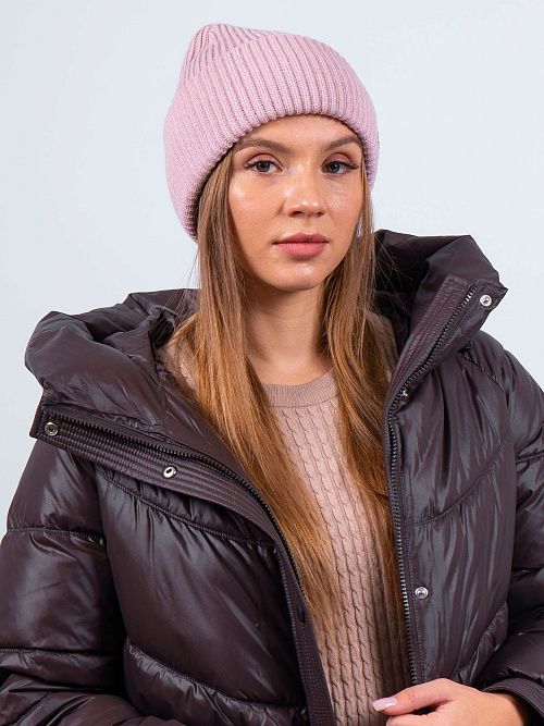 ЗЕТА Шапка женская бледно-пудровый MISKORKI 