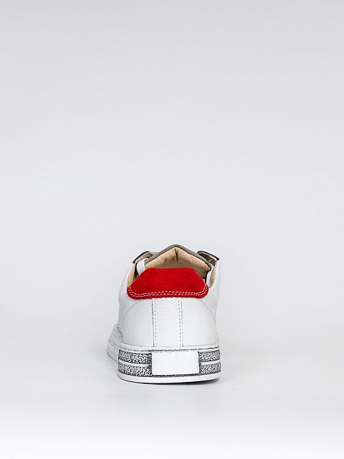 1-42292 white-gray Кеды мужские Mario Polani 