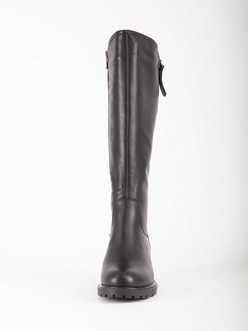 XJU-52465-1A-KI Сапоги женские натуральная кожа черный Madella 