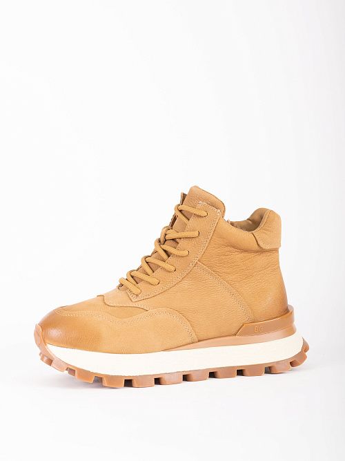 V8A80285-3ZM Ботинки женские натуральная кожа светло-коричневый 365 