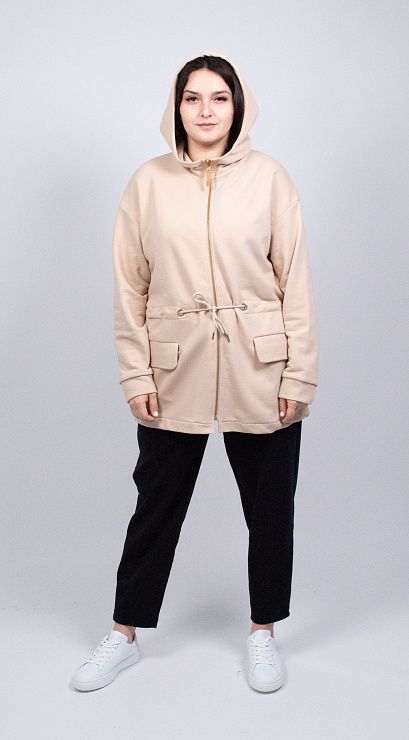 EBT3132 Жакет женский темно-бежевый VERY NEAT 