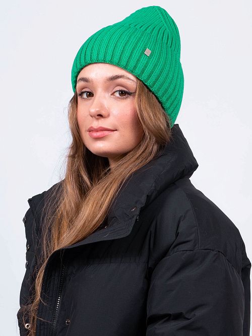 НЕЛЛИ Шапка женская изумруд ELITE LINE 