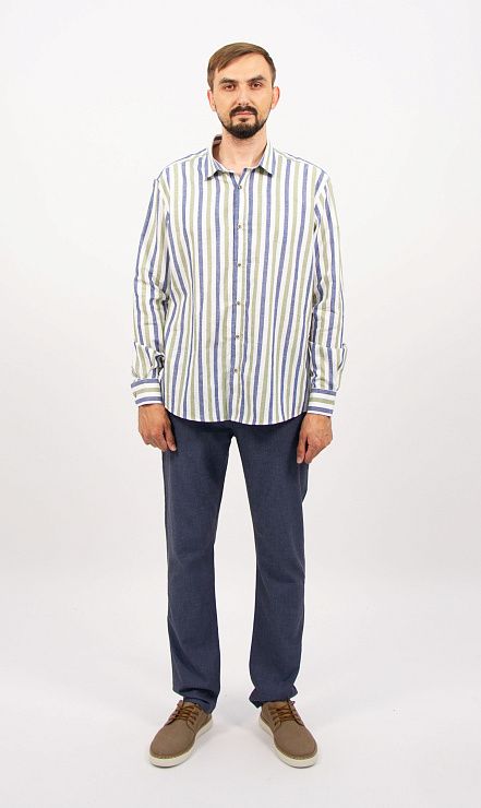 501.231507-021 Рубашка мужская белый KENBEY 