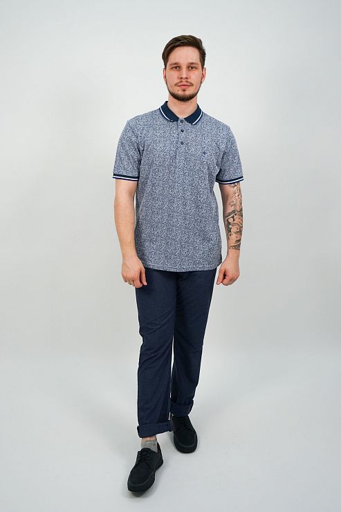 805-2062.E437.Y002.L.B0281 Брюки мужские синий LUXOR 