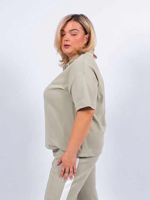 ЕВТ3209/ Футболка женская шалфей VERY NEAT 