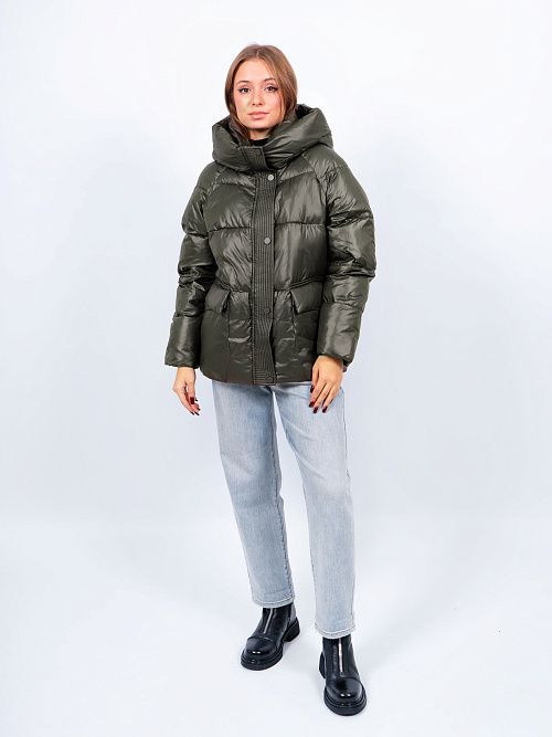 GWD4613I-G173 Куртка женская зеленый ICEbear 