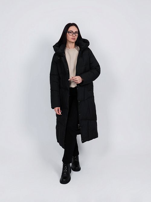 97332/15 Пальто женское черный Baimuni 