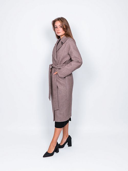 KR-227N/6-STR Пальто женское бежевый 365 