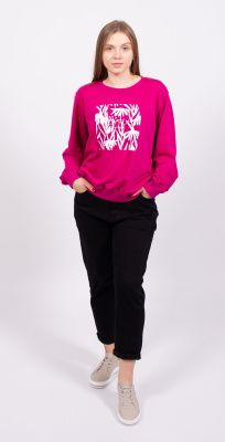 9522-48 Толстовка женская фуксия EURO FASHION