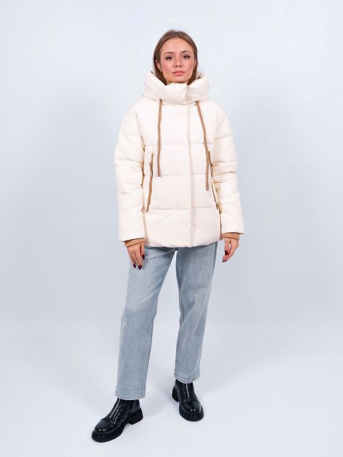 GWD4108I-G003 Куртка женская бежевый ICEbear 