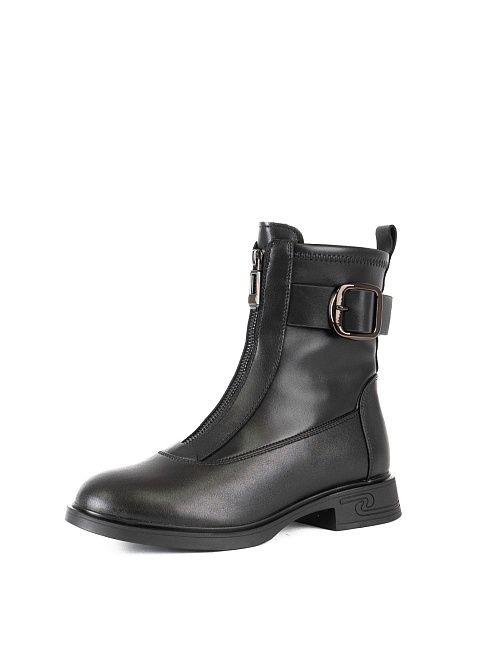 XMG-52781-12A-SB Ботинки женские натуральная кожа черный Madella 