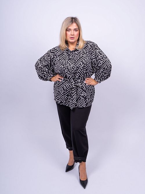 Марк Брюки женские черный ZAR STYLE 