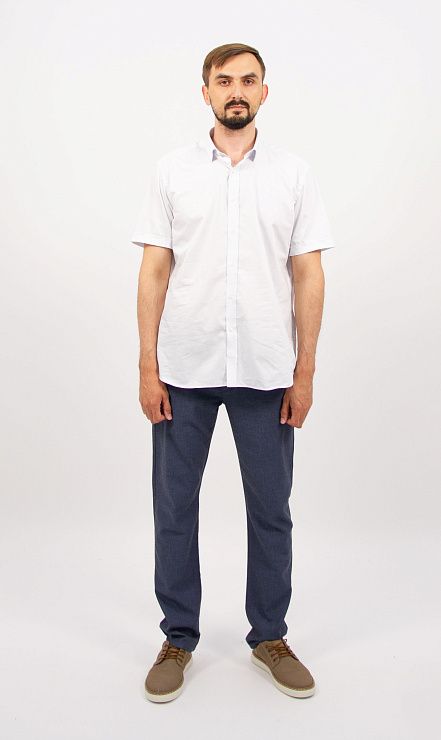 805-2176.G929.Y002.L.B0281 Брюки чинос мужские синий LUXOR 