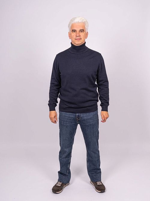 823-0604.O019.Y001.L.B0291 Водолазка мужская синий LUXOR 