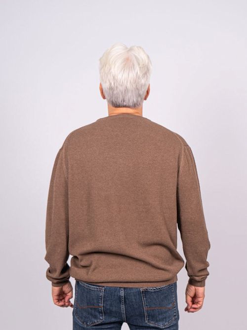 823-0752.O019.Y001.L.C0271 Джемпер мужской коричневый LUXOR 