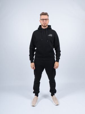 JM002 Костюм спортивный мужской черный J-MAR