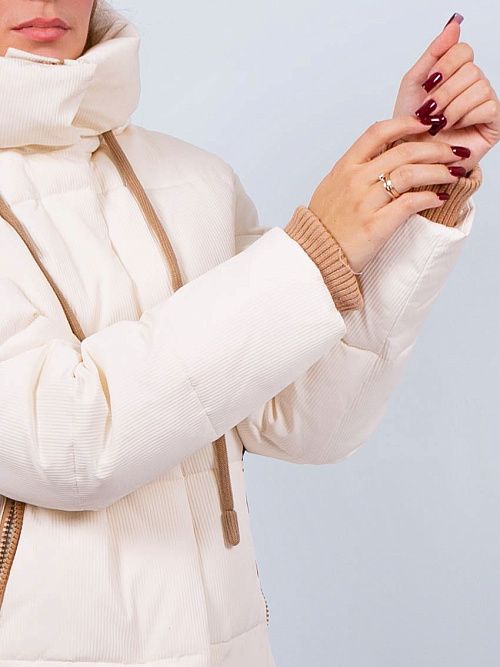 GWD4108I-G003 Куртка женская бежевый ICEbear 