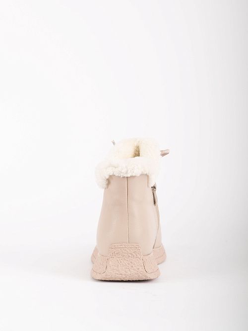 DBY-RA003-006-8M Ботинки женские натуральная кожа бежевый 365 