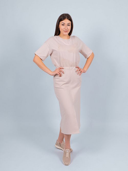 ЕВТ7010 Юбка женская бежевый VERY NEAT 