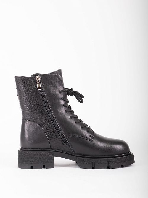 JA289-M437-P1213M Ботинки женские натуральная кожа черный 365 