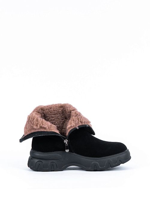 DF-W23-LM3-2317-1(L) Полусапоги женские черный Covani 