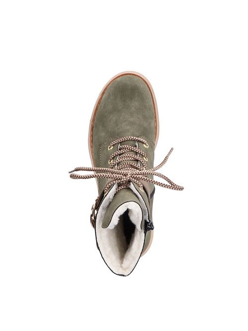 72610/55 Ботинки женские зеленый Rieker 