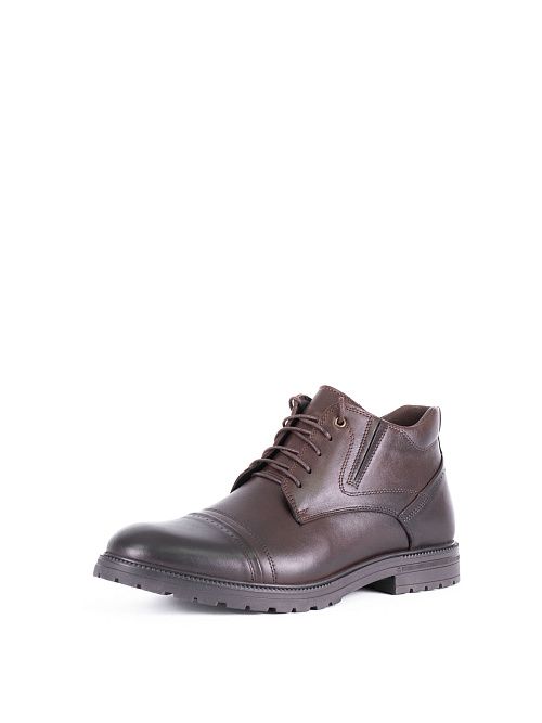 717 brown Ботинки мужские натуральная кожа коричневый Shach 