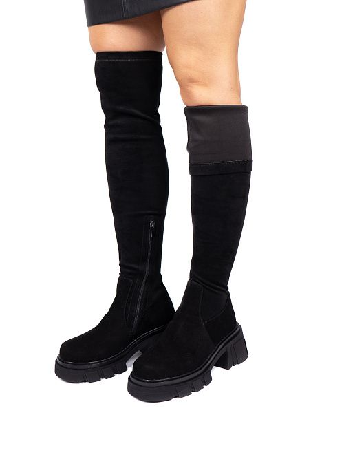 H687TBM-Q6010-1 Сапоги женские черный 365 