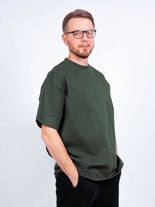 AR006-1 Футболка оверсайз зеленый 365 