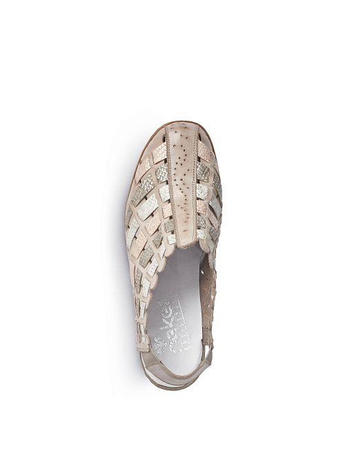 47156/43 Босоножки женские бежевый Rieker 