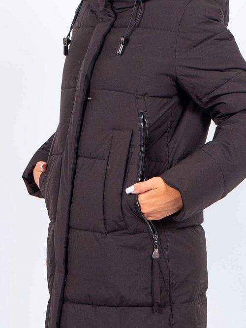 GWD4692I-G901 Пальто женское черный ICEbear 