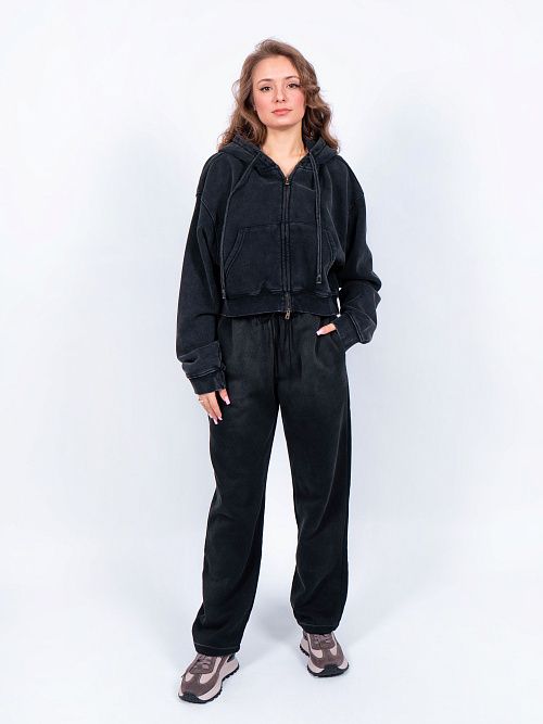 N822-1 Кофта женсая черный 365 