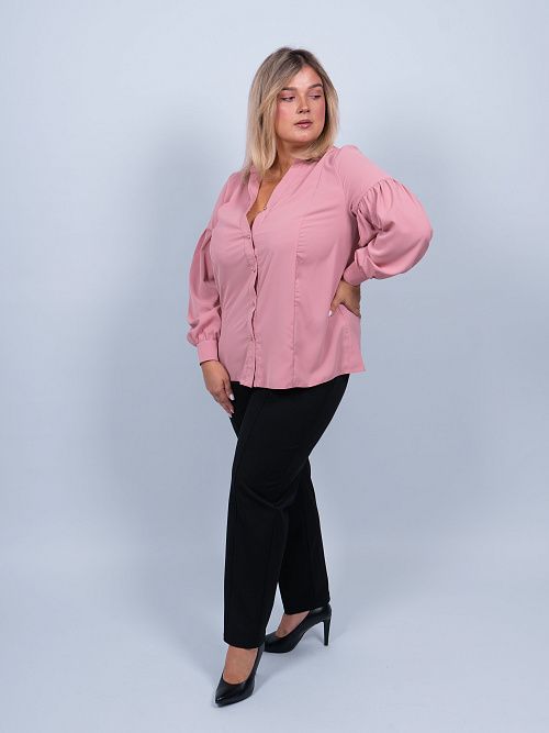 Леонардо Блузка женская пудра ZAR STYLE 