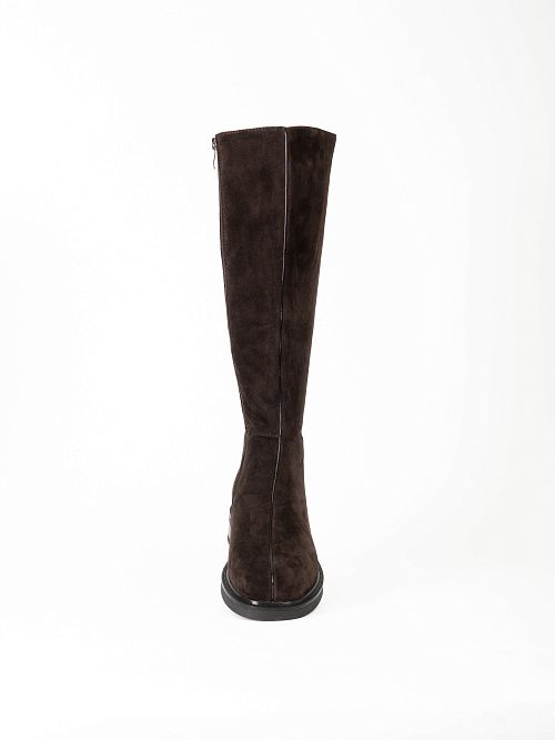 H740-D60-3BZM Сапоги женские натуральная кожа коричневый 365 