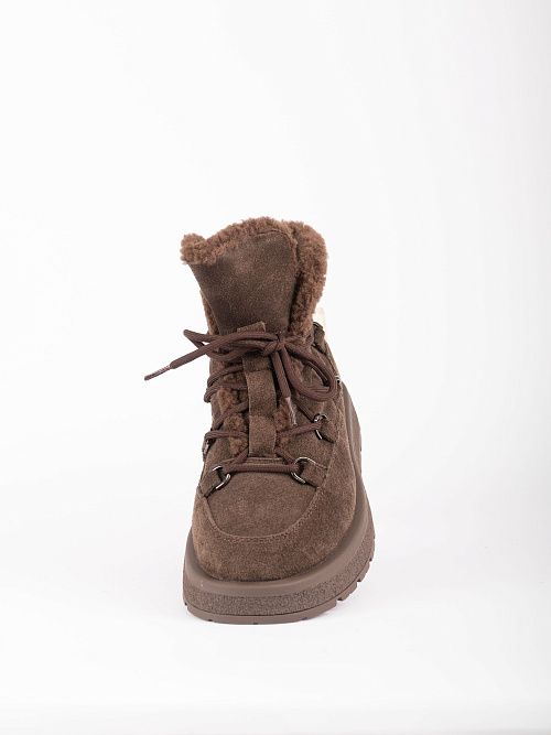 XUS-52714-1H-SW Ботинки женские натуральная кожа коричневый Madella 