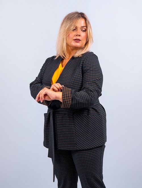 Адамс Жакет женский синий ZAR STYLE 