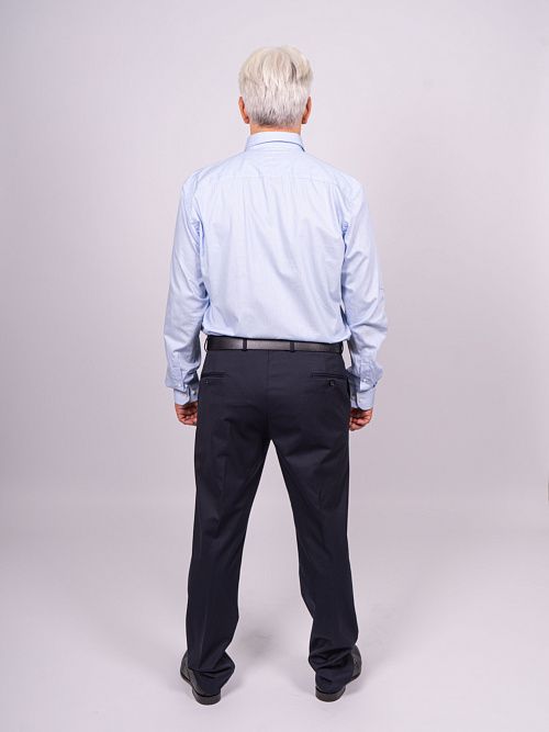 820-1256.P076.Y000.L.B0351 Рубашка мужская голубой LUXOR 