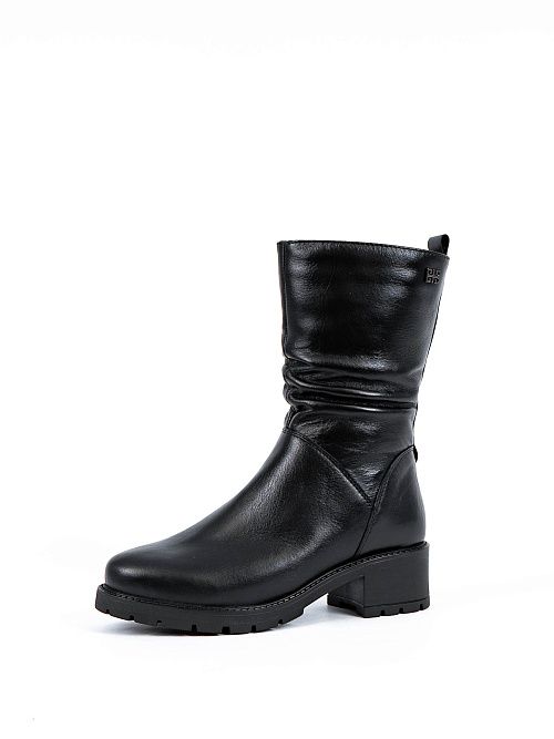 F4F2 5R907-02W08 Полусапоги женские черный Francesco Donni 