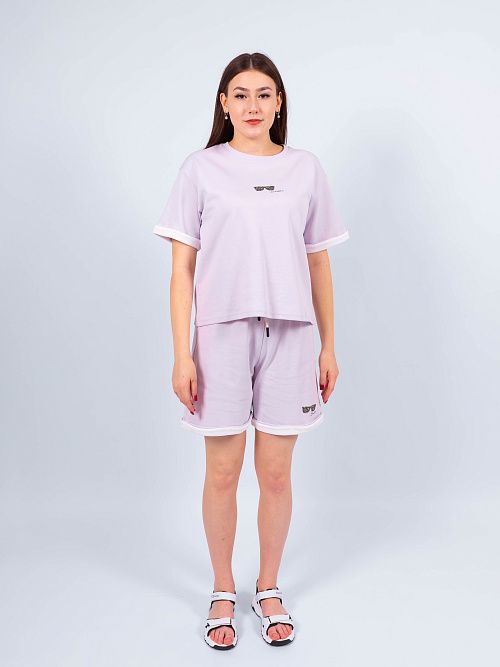 XF947 Костюм женский сиреневый QINO 