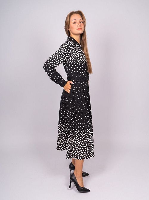 246034 Платье женское черный MIRA MIA 