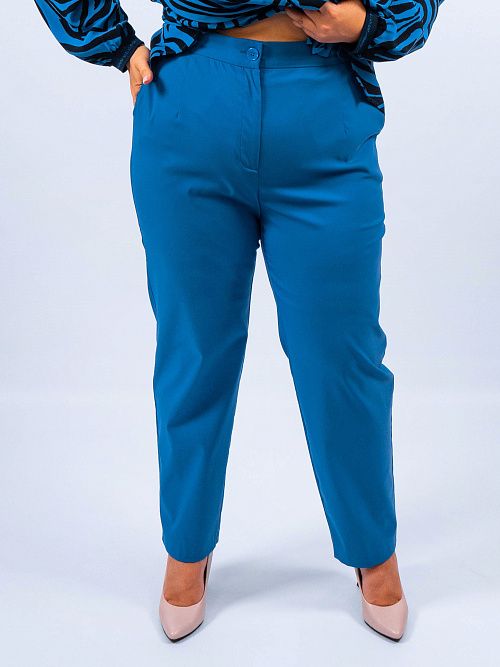 232-5413-21/412 Брюки женские синий LADY SHARM 