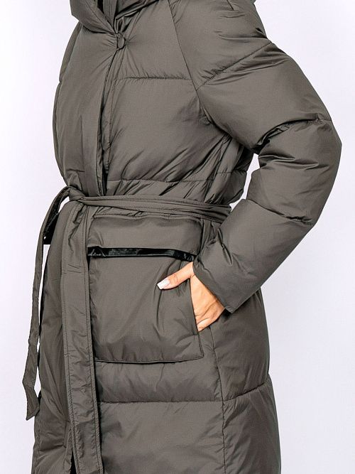 78127/4 Пальто женское зеленый Baimuni 