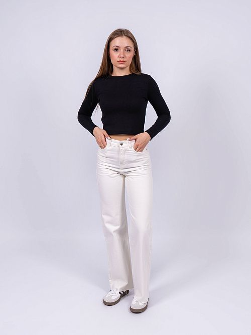 9560 Джинсы женские белый GIRL 