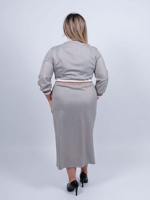 343629093B Платье женское серый PHARDI 