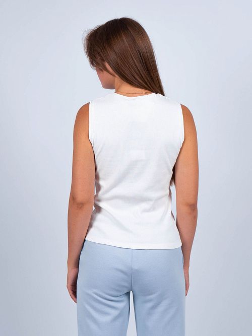 ЕВТ3037/24/ Майка женская белый VERY NEAT 