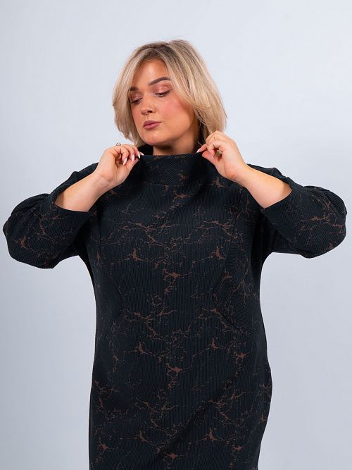 34-010321-1792-40 Платье Лола синий КЛЮКVА 