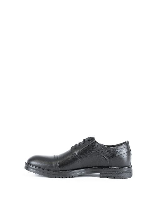 M-007 black Туфли мужские натуральная кожа черный Shach 